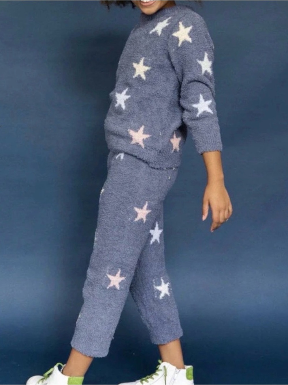 Lola + The Boys Star Knit Kids  Set with Stars
